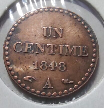 France 1 centime, 1848