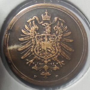 монеты 1 pfennig, 1876