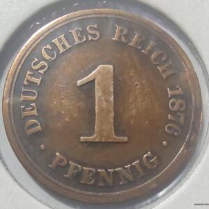 Deutschland 1 Pfennig, 1876