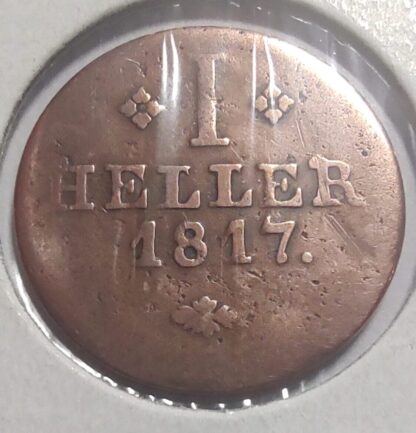 Hesse-Kassel 1 heller, 1817