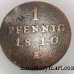 Prussia 1 pfennig 1810