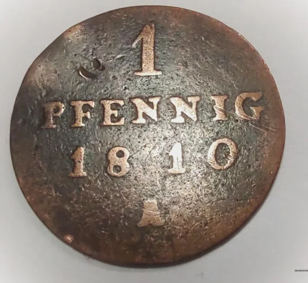 Prussia 1 pfennig 1810