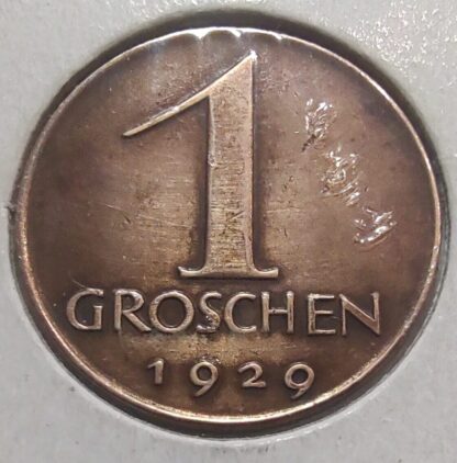 Austria 1 groschen, 1929