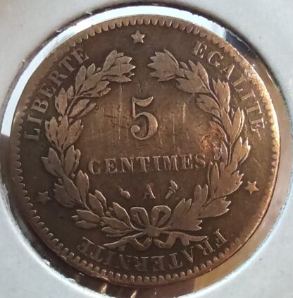 Francja 5 centymów, 1897