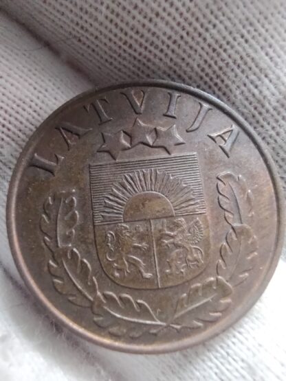 Latvia 2 santimi, 1939