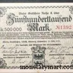 collectible German banknotes