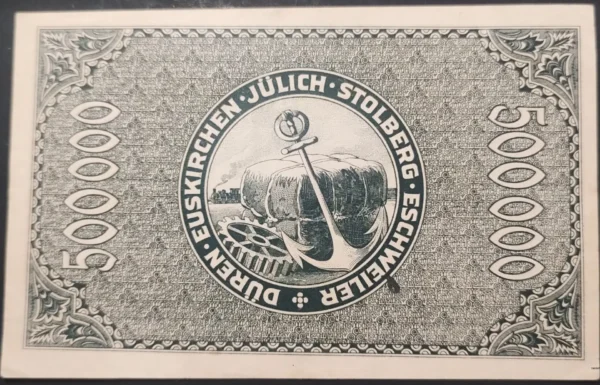 Germany Notgeld 1923 500,000 Mark